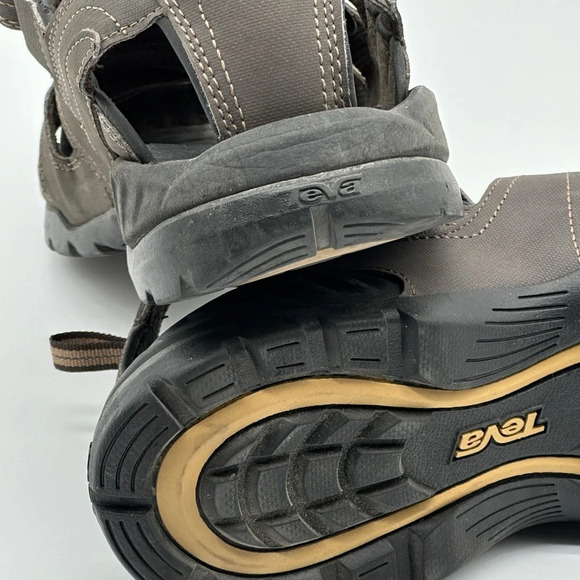 Men's US Size 11 Teva Forebay #1001116 Sport Sandals Water Hiking Brown ShocPad - Picture 8 of 10